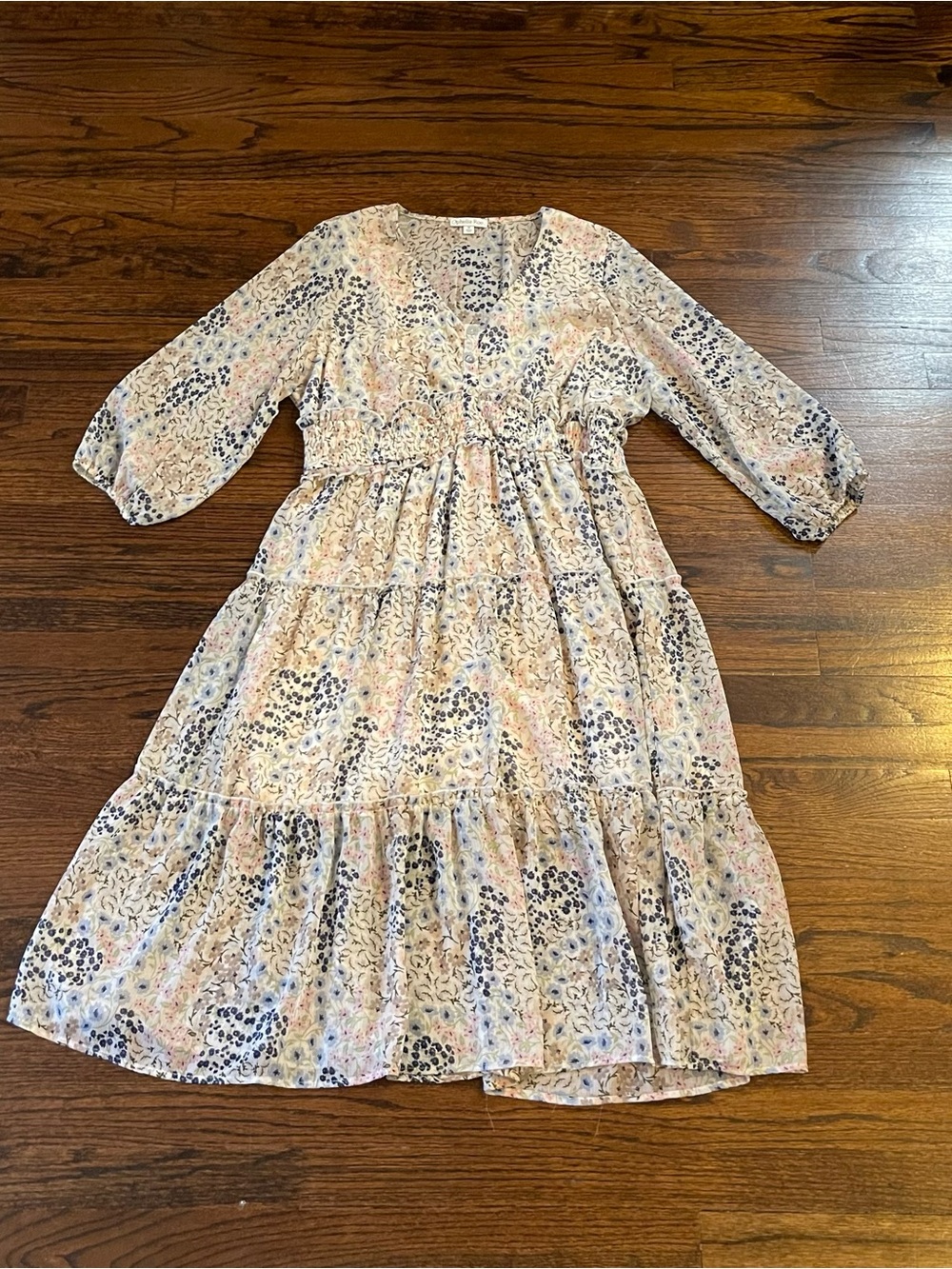 Ophelia Roe Floral Tiered Dress